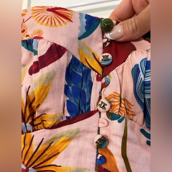 Farm Rio Printed Strapless Maxi Dress - Picture 7 of 8